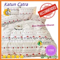 Sprei 80x200 T20 Katun Catra Motif Daun