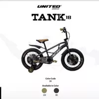 Sepeda anak 18 inch United Tank