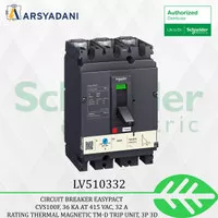 LV510332 - circuit breaker Schneider Easypact CVS100F TM32D 3P/3d