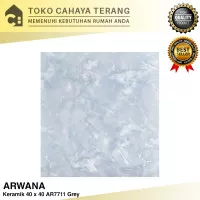 Keramik Arwana 40 x 40 AR7711 Grey / Keramik Lantai Murah Glossy