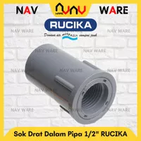 RUCIKA Sok Drat Dalam Pipa PVC AW 1/2 Inch / Fitting SDD Paralon Air