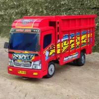 Miniatur mobil truk oleng kayu mainan mobilan truck anak laki Real pic