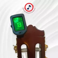 Tuner Gitar / Bass / Ukulele / Biola Chromatic Digital Clip