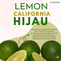 Lemon California Lokal Hijau (500Gr,1Kg)