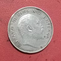 Koin perak kuno British India silver coin asing mancanegara TP57dm