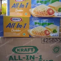 Keju kraft cheddar all in one repack 250gr-1kg