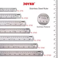 penggaris besi Joyko ukuran 40 cm s/d 100 cm