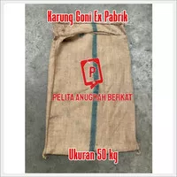 Karung Goni 50kg Tebal Ex Pabrik Balap Karung Penutup Cor Pemadam Api