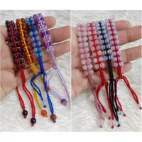 Gelang Tali Macrame Batu Alam 4mm