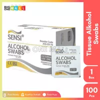 SENSI Alcohol Swab 100pcs, Sensi Tissue Basah Alkohol 70%, Tisu Medis