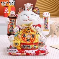 Kucing Hoki / Lucky Cat / Kucing Keberuntungan / Kucing Goyang 14 inch