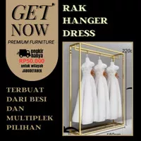 Rak Display Butik/Gawangan Baju/Wedding Dress