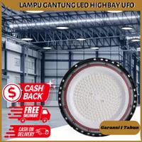 Lampu LED Highbay 100W 150W 200W 100 Watt Industri Gantung Gudang UFO
