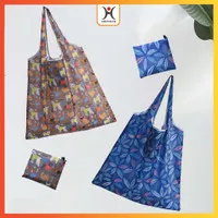 Shopping Bag Lipat Motif / Kantong Belanja Lipat Motif / Tas Lipat
