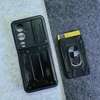 Tecno Pova 4 Pro - CardX Flip Lens Card Ring Armor Case Shockproof