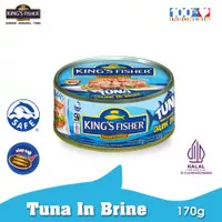 King`s Fisher Tuna dalam Air Garam Tuna in Brine Makanan Kaleng 170 g