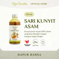 Rahsa Nusantara, Sari Kunyit Asam Jamu Sirup Herbal Tradisional 235ml