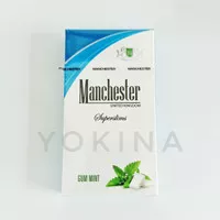 Rokok Sigaret Filter Import MANCHESTER UK Superslims GUM MINT isi 20