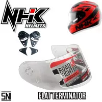 KACA FLAT VISOR NHK TERMINATOR CLEAR DAN RACHET