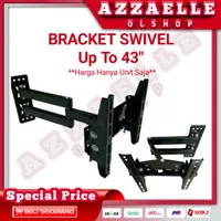 Bracket dinding tv Swivel 32- 43 Inch - Wall mount TV Swivel