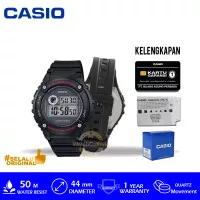 Jam Tangan Casio General W-216H-1AVDF/W216H1AVDF/W-216H ORIGINAL