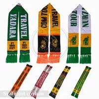 syal rajut costum | syal umroh | syal bola | syal comunitas min 100pcs