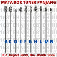 MATA BOR TUNER PANJANG / MATA TUNER / TUNNER / MATA CUNER ROTARY BURR