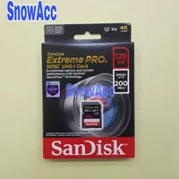 Sandisk Memory SDHC EXTREME Pro 128GB Memori Kamera SD Card 128 GB