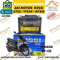 Aki Motor Yamaha GT-125 GTZ5S Rossi Accu Kering MF