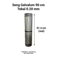 Seng Plat Talang Galvalum 90 cm / 914 mm - Tebal 0.20 mm
