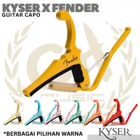 KYSER X FENDER Quick Change Guitar Capo | Gitar Kapo KGEF