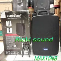 NEW Speaker portable BARETONE MAX 15 NB / MAX 15NB / MAX15NB 15 inch