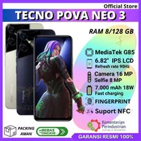 TECNO POVA NEO 3 8/128 GB GARANSI RESMI SUPPORT NFC