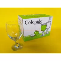 Gelas Goblet Kedaung 11oz Colorado 6 pcs / Gelas Goblet 11 oz