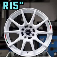 velg racing r15 JF KDRT FLOW FORMING velg ring 15 Brio Jazz Agya Sigra