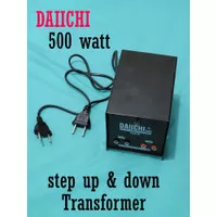 Step Down ( 220v --> 110 v) 500 watt Merk Daichi ( Penurun Tegangan )