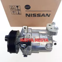 Kompresor Compresor AC Mobil Nissan Grand Livina L10 - SELANG SEJAJAR