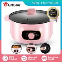 GM Bear Panci Listrik Serbaguna 22cm 1226-Multifunction Electric Pot