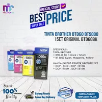 Tinta Brother BTD60 BT5000 1set Original BTD60BK BT 5000 Dye Ink D60BK
