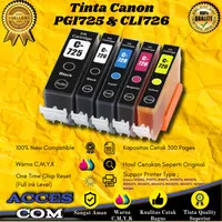 Cartridge Tinta Compatible Canon PGI725 CLI725 727 726 Printer iX6560