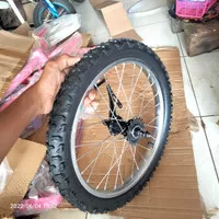 wheelset velg sepeda ukuran 16 inc rem torpedo dengan ban bahan alloy