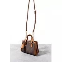 MICHAEL KORS Chantal XS monogram top handle crossbody bag