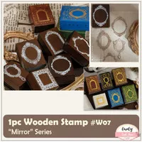 DIY Wooden Rubber Stamp Stempel Kayu Journal, Scrapbook, Diary ~ w09