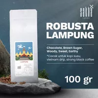Kopi Robusta Lampung Coffee Roast Beans Espresso 100 Gram Biji Bubuk