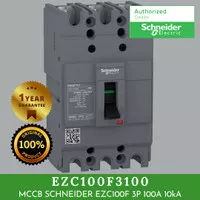 Schneider Electric NFB/MCCB EZC100F 100A 3P/3D 10kA 100A EZC100F3100