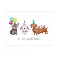 Pop Up Card Doggo Series Birthday Card