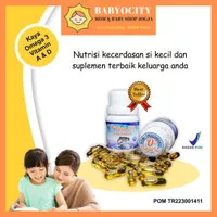 O Fish Oil Minyak Ikan Salmon Suplemen Kecerdasan Anak isi 30 kapsul