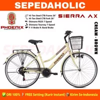 Sepeda Keranjang Dewasa PHOENIX SIERRA AX Ukuran 26 Inch 7 Speed