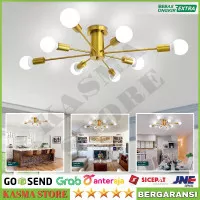 Lampu Gantung Plafon Ruang Tamu Vintage Ceiling Lights Cabang 8 E27