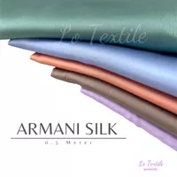 Kain Armani Silk Premium 0.5 Meter - Bahan Kain Armany Silk Satin